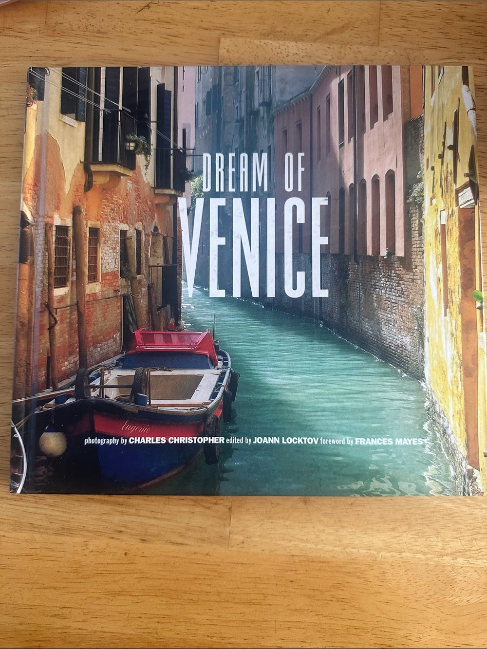 Dream of Venice Decorative Photo Art Book, Hardcover - Charles Christopher